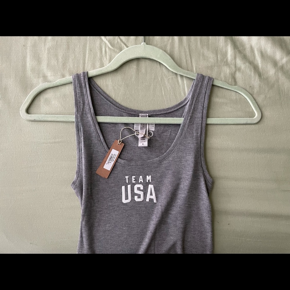 Skims team USA Olympic ribbed tank top